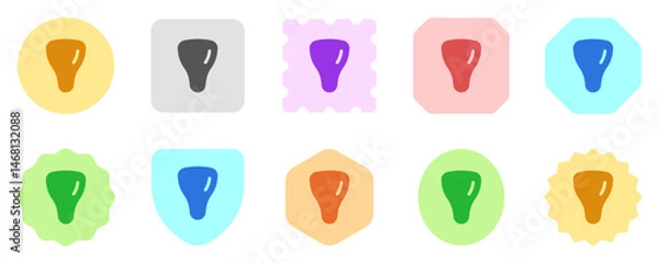 Fototapeta Editable incisor, tooth vector icon. Dentistry, healthcare, medical. Part of a big icon set family. Perfect for web and app interfaces, presentations, infographics, etc