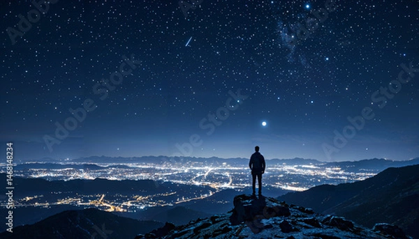 Fototapeta Le voyage vers l'infini