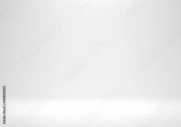 Fototapeta Clean white background with subtle gradient, perfect for product display and minimalist designs
