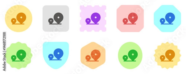Fototapeta Editable location tracking vector icon. Map, location, navigation. Part of a big icon set family. Perfect for web and app interfaces, presentations, infographics, etc