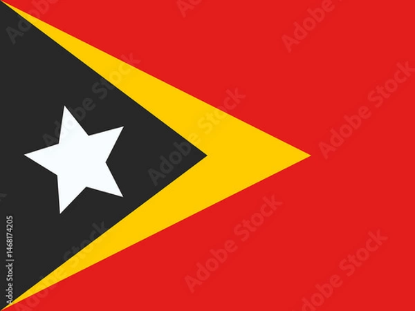 Fototapeta Flag of Timor-Leste