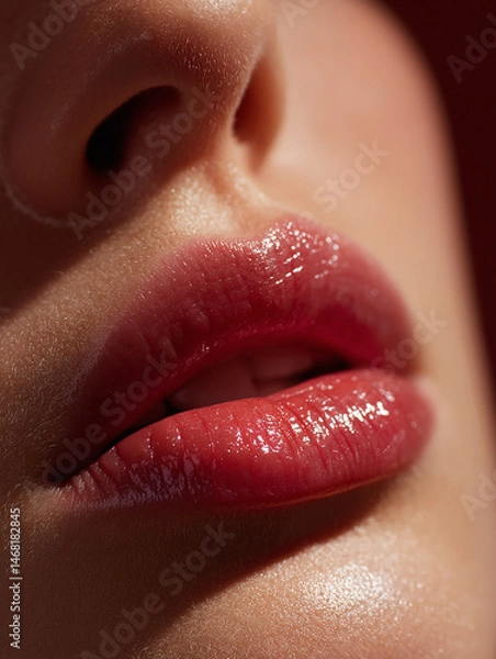 Obraz lèvres maquillées - IA Generated