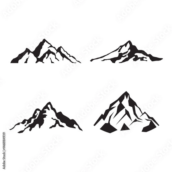 Obraz Mountain Illustration Icon