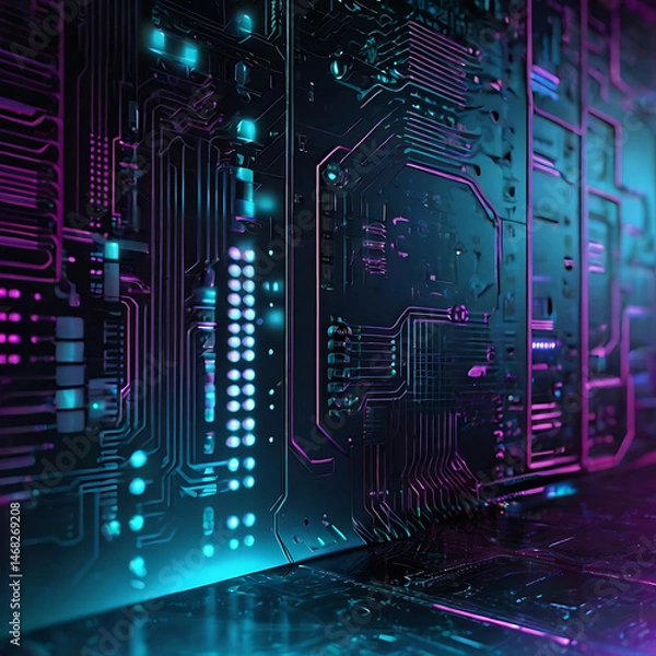 Obraz Futuristic Tech Background