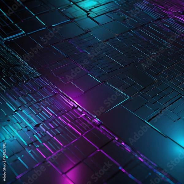 Fototapeta Futuristic Tech Background

