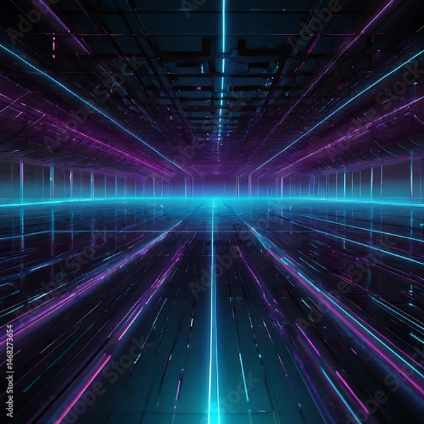 Obraz Futuristic Tech Background