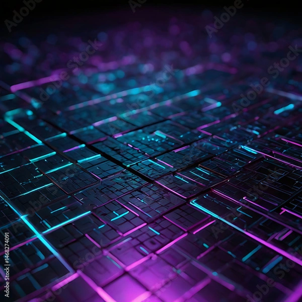 Obraz Futuristic Tech Background