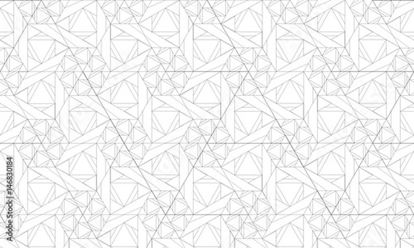 Fototapeta Assemblage de triangles