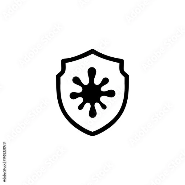 Obraz greaseproof icon or Best oil resistant label vector isolated. Best greaseproof label for product packaging design and more.