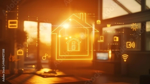Obraz Smart Home Technology Interface