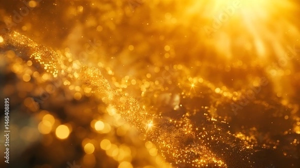 Obraz Golden Glitter Background
