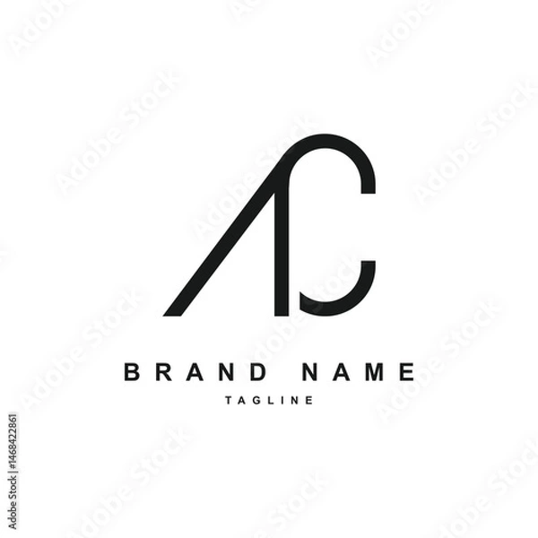 Obraz Letter AC logo for initial 