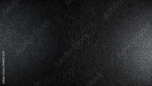 Obraz Black Leather Texture Background With Rough Surface Pattern