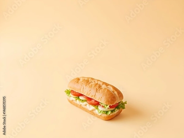 Fototapeta Minimalist Food and Drink Collection with Natural Light and Rustic Style