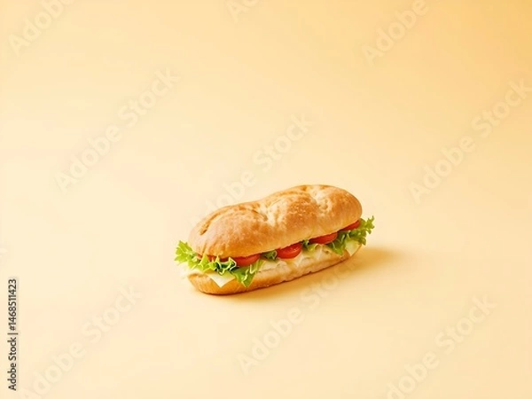 Fototapeta Minimalist Food and Drink Collection with Natural Light and Rustic Style