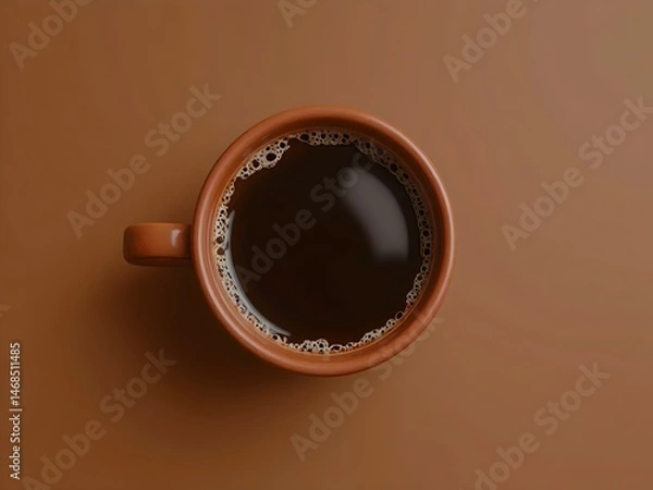 Fototapeta Minimalist Food and Drink Collection with Natural Light and Rustic Style