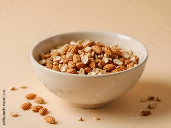 Fototapeta Minimalist Food and Drink Collection with Natural Light and Rustic Style