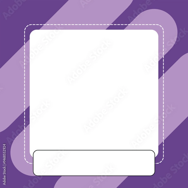 Fototapeta simple frame square design background 