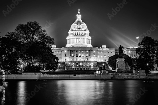 Obraz Capitol in Black and White