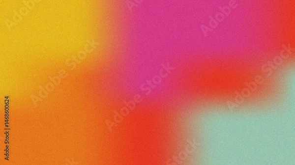 Fototapeta colorful rainbow gradient background with noise grainy texture 