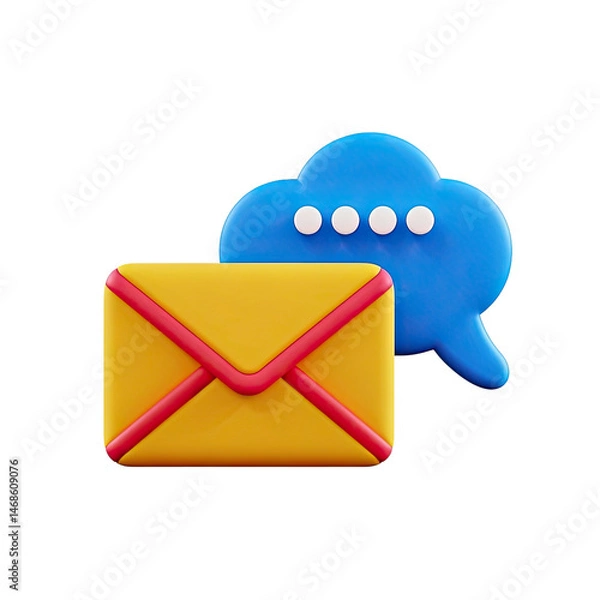 Fototapeta  Envelope Icon, Generative AI
