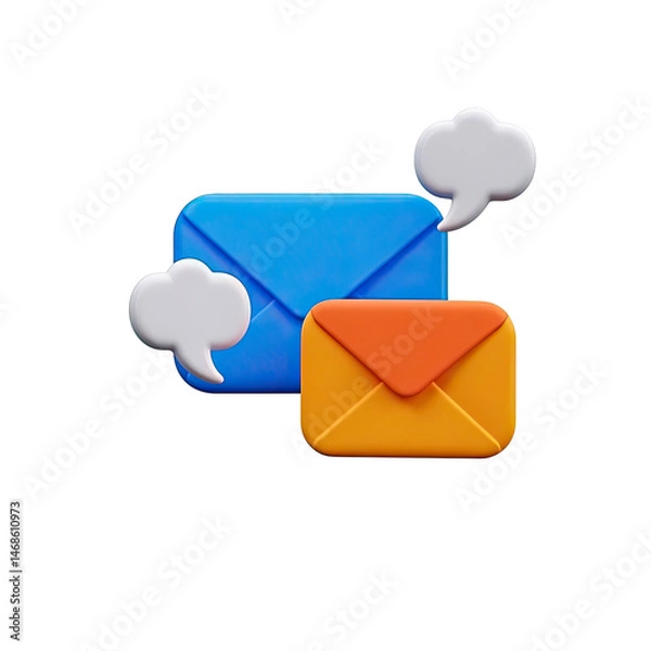 Obraz  Envelope Icon, Generative AI