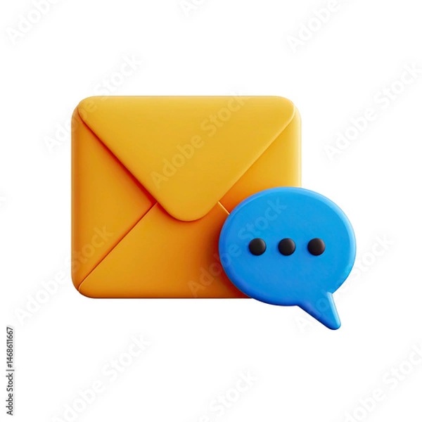 Fototapeta  Envelope Icon, Generative AI