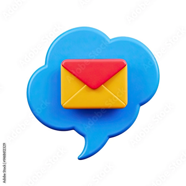 Obraz  Envelope Icon, Generative AI