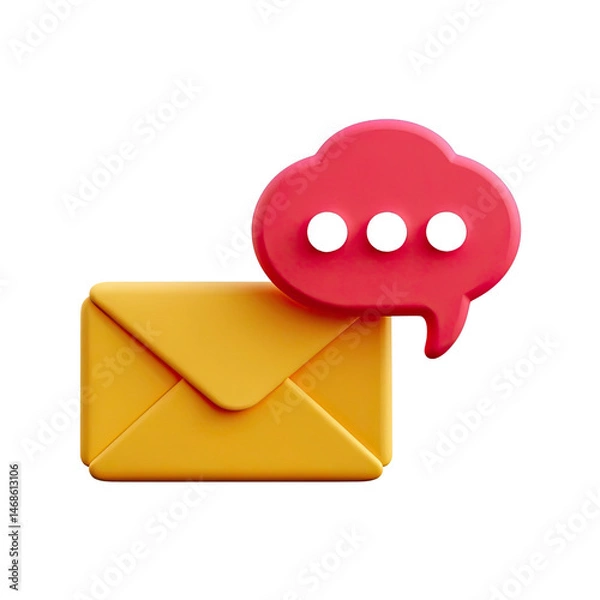 Obraz  Envelope Icon, Generative AI