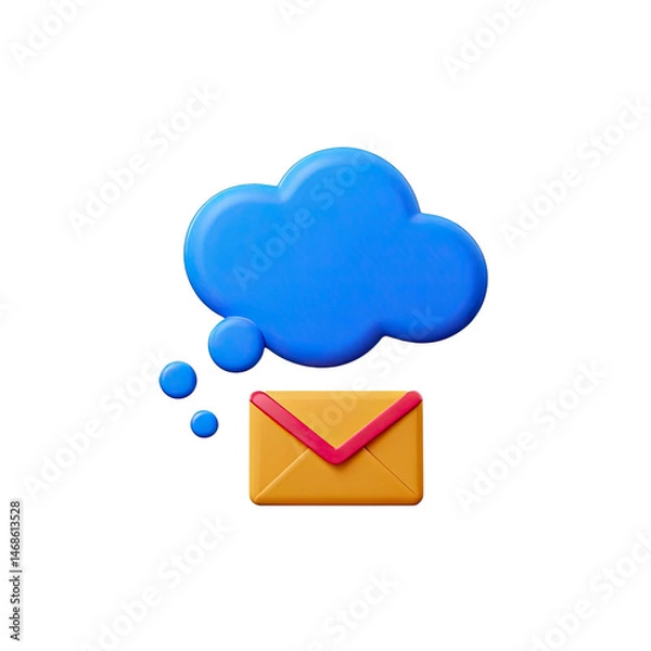 Obraz  Envelope Icon, Generative AI