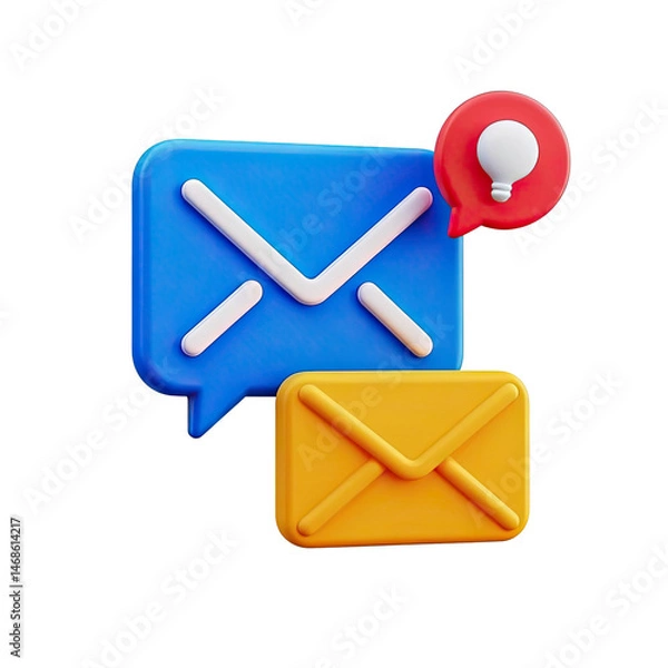 Obraz  Envelope Icon, Generative AI