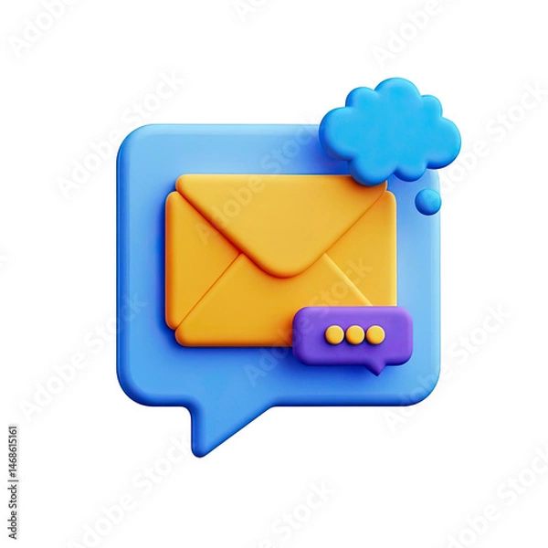 Fototapeta  Envelope Icon, Generative AI