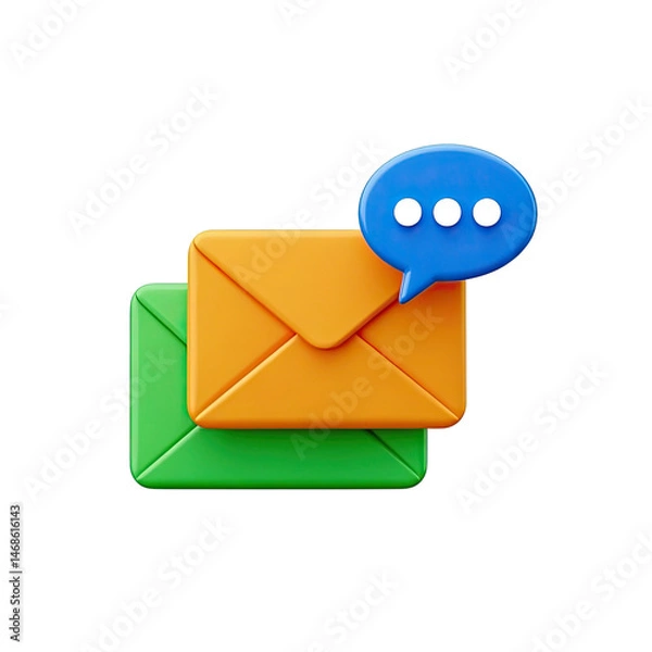 Obraz  Envelope Icon, Generative AI