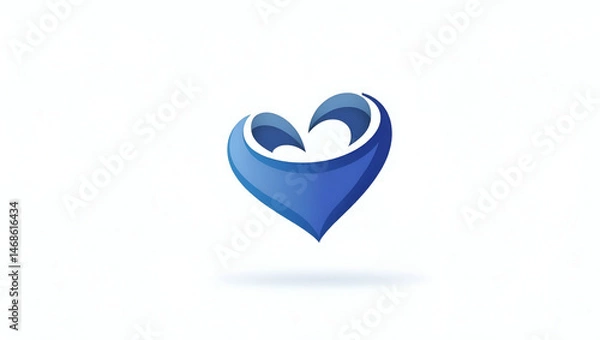 Fototapeta Stylized Modern Logo Design for a Professional Chartered Accountant Firm – Clean and Minimalist Branding Symbol for Financial and Business Services