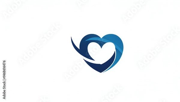 Fototapeta Stylized Modern Logo Design for a Professional Chartered Accountant Firm – Clean and Minimalist Branding Symbol for Financial and Business Services