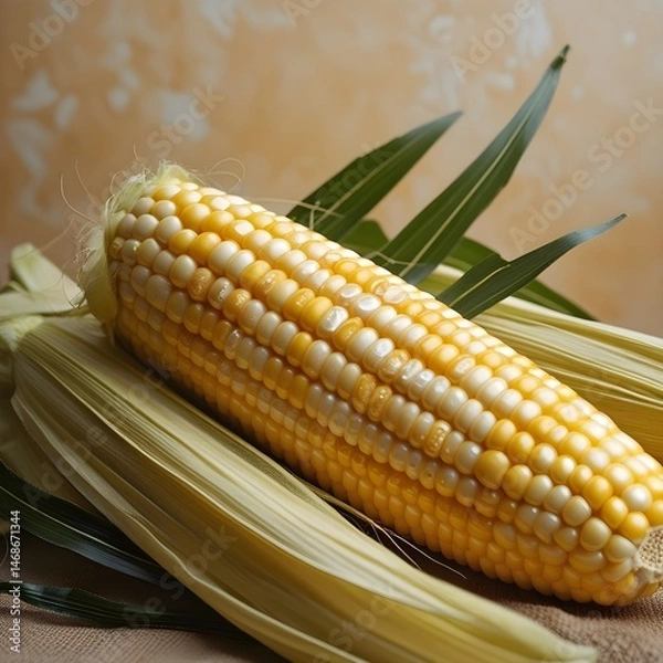 Fototapeta  Fresh corn on the cob