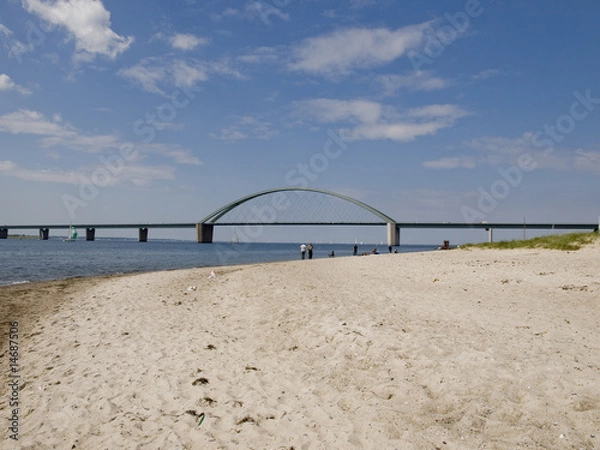 Fototapeta Fehmarnsundbrücke