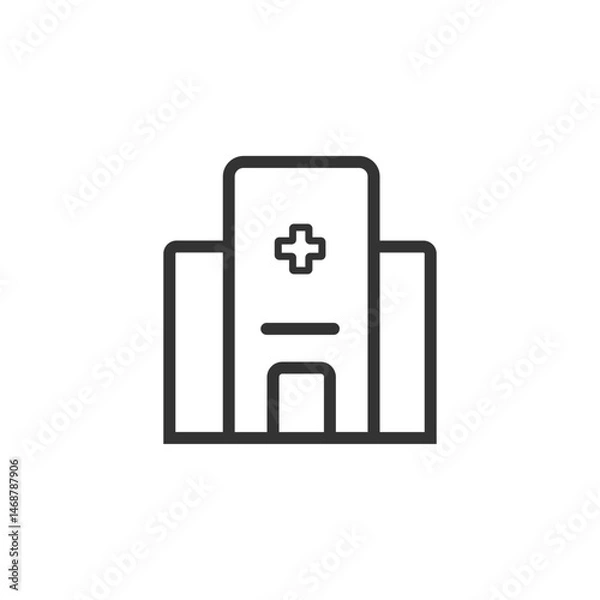 Obraz hospital icon design