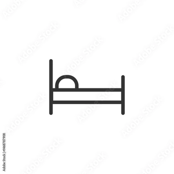 Obraz bench isolated on white