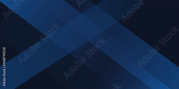 Fototapeta Blue black abstract background geometry shine and layer element vector for presentation design. Suit for business, corporate, institution, party, festive, seminar, and talks