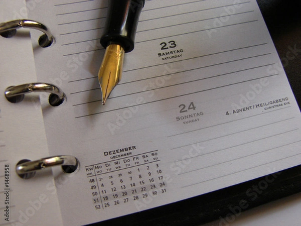 Obraz terminplaner und stift 2