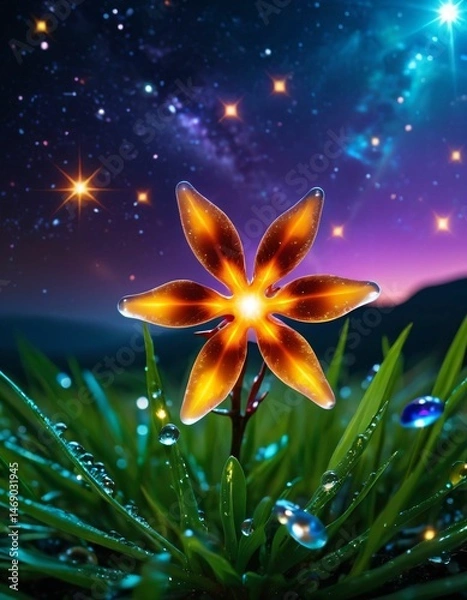 Fototapeta Different aesthetic and artistic visual designs for people curious about the universe, existence and creation