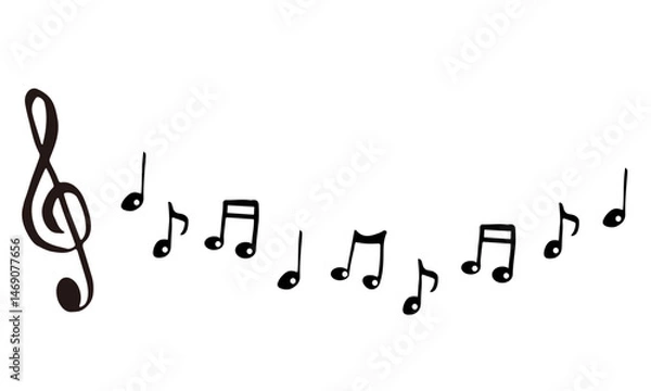 Obraz 音符　メロディ　アイコンセット