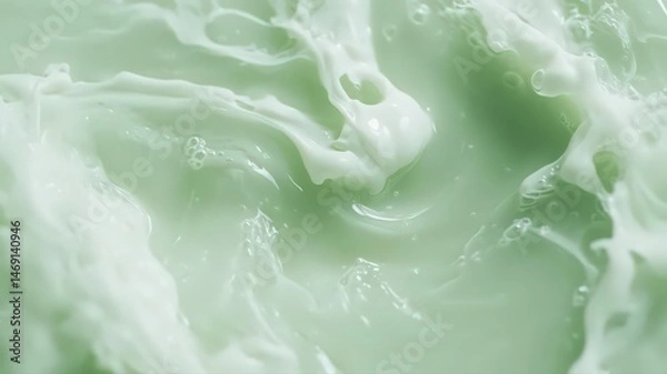 Obraz Abstract Light Green and White Textured Surface