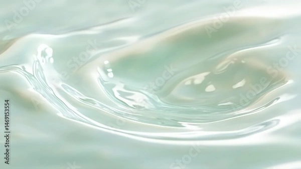 Obraz Abstract Pale Green Water Ripples Texture