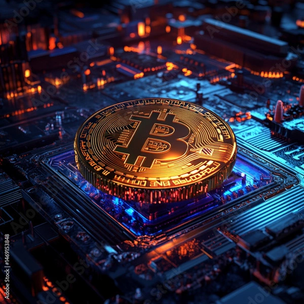 Obraz computer circuit board