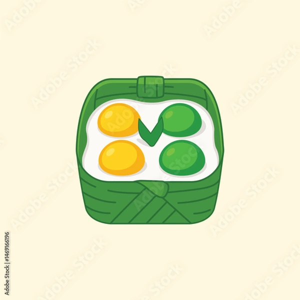 Obraz Indonesian Snack Illustration Bugis Mandi