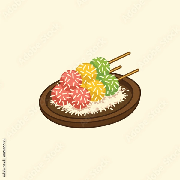 Obraz Indonesian Snack Illustration Selinting