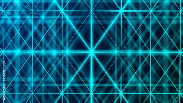 Obraz Digital cube texture or pattern structure. Futuristic halftone wallpaper or background. Modern illusion backdrop. Big data visualization. 3D rendering.