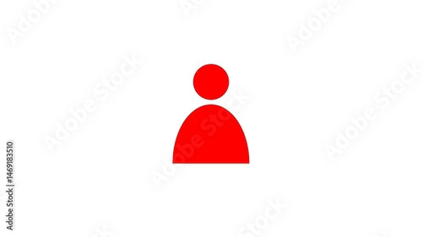 Obraz  User line icon
User icon set. Line and glyph user avatar. Profile user icon
